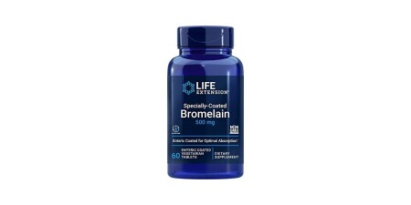 Bromelain mit Spezialbeschichtung, 500 mg – 60 magensaftresistente, vegetarische Tabletten - Life Extension