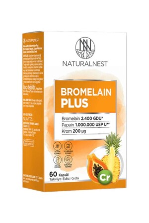 Bromelain Plus 500 mg 60 capsules - Natural Nest