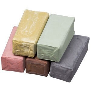 Brown polishing paste for non-ferrous metals PFERD PP3 VP NE - Pferd