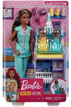 Brünettes Babysitter-Doktor-Krankenschwester-Spielzeug 1503 - Barbie