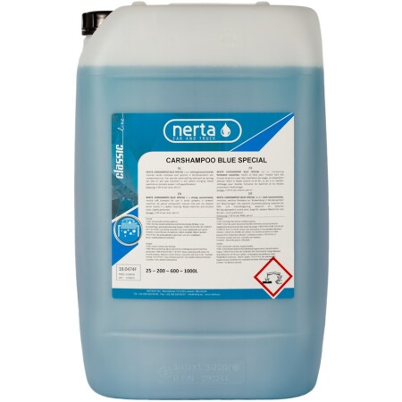 Brush car wash shampoo NERTA Carshampoo Blue Special 25L - Nerta