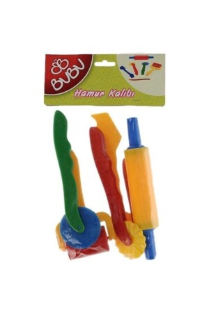 Bu-bu 6 Piece Play Dough Mold Roller Set Crn-00002 - Bubu