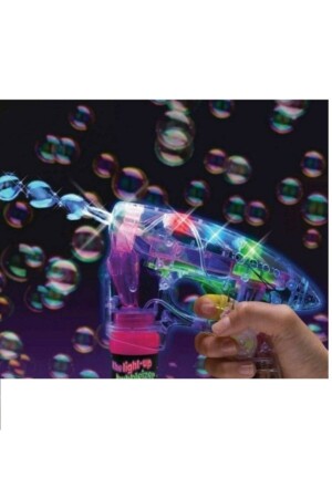 Bubble Gun Illuminated Foam Gun High Quality Bubble Gun with 2 Foam Magazines lrs05652200 - LRS STORE