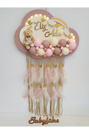 Bubble LED cloud baby door ornament - Baby Lüks