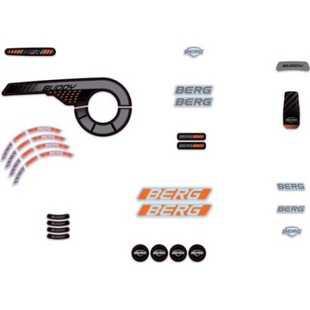 Buddy 2.0 - Sticker set Graphite - BERG
