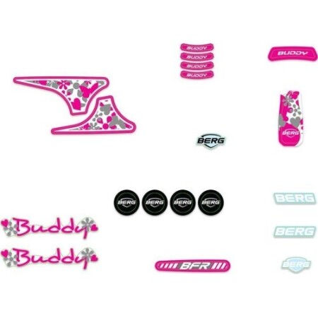Buddy 2.0 - Sticker set White - BERG