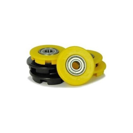 Buddy - Wheel cover 12mm yellow (4x) + black (2x) - BERG