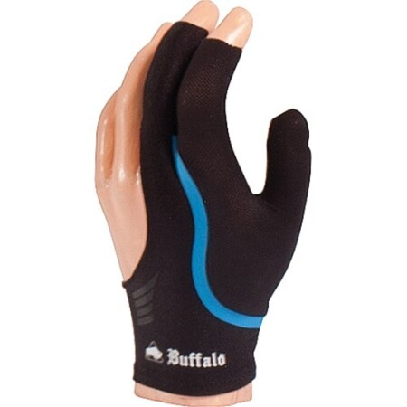 Buffalo double-sided billiard glove, black/blue, size XL - Buffalo