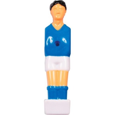 Buffalo marka değiştirilebilir masa futbolu oyuncusu, mavi/beyaz, 13 mm - Buffalo