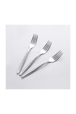 Buket Plain 12-Piece Dessert Cutlery Set nehır-bukettatlıcatal - Nehir