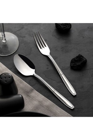 Buket Plain 60 Piece Large Family Set Without Knife 2018ST0000072366 - Nehir