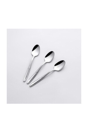 Buket Plain Set of 12 Tea Spoons nehir-buketcaykasık - Nehir