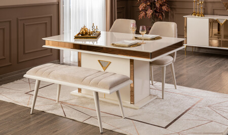 Bulgaria Dining Table Set - Cadde Yıldız