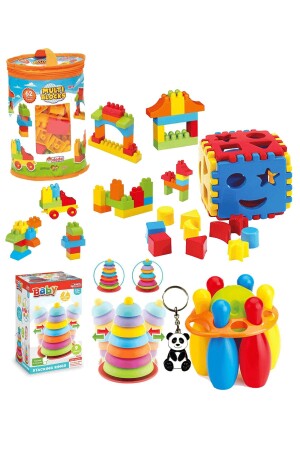 Bultak Boeling Swinging Rings 62 Pieces Lego Block Educational Intelligence Developing Set Educational Set - Fırsat Oyuncak