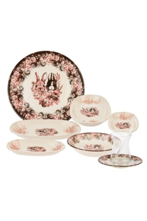 Bunny 32 Piece Breakfast Set for 6 People 600. 15. 01. 1716 - Emsan