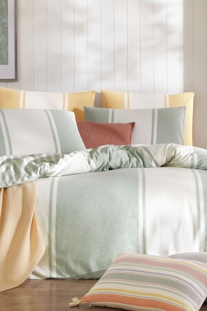 Bunte Double Green Duvet Cover Set 3400001066 - Lova Yatak