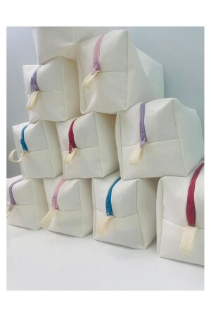 Bunte Kosmetiktasche mit Reißverschluss - Vellichor