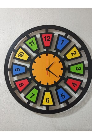 Bunte Prepaid-Wanduhr 49 cm. ALDA00038 - Alda