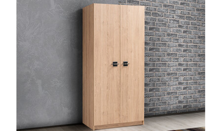 Burçak 2 Door Wardrobe - Cadde Yıldız