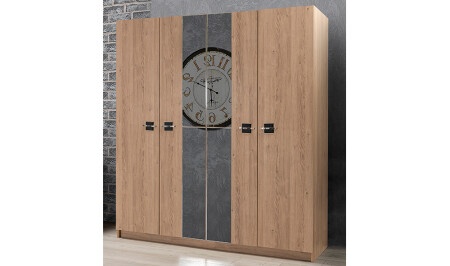 Burçak 4 Door Wardrobe - Cadde Yıldız