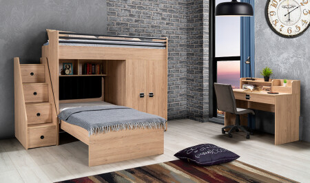 Burçak Young Room with Bunk Bed - Cadde Yıldız