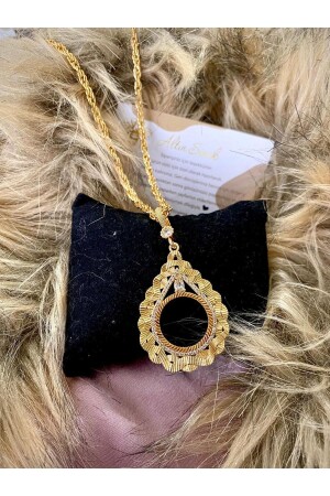 Burma Chain Quarter Necklace Quarter Frame Necklace - Altin Sinek