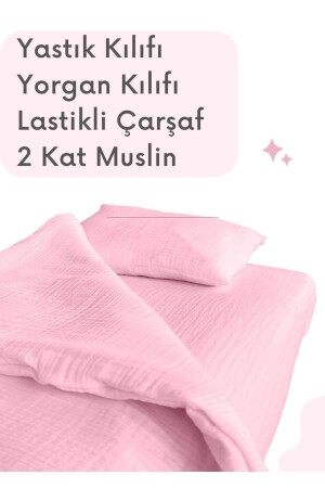 Bürümcük Muslin Baby Bedding Set Organic Baby Sleeping Set Crib Duvet Cover Cotton Baby Duvet Cover Set jmk162 - Joyous Mom Kids