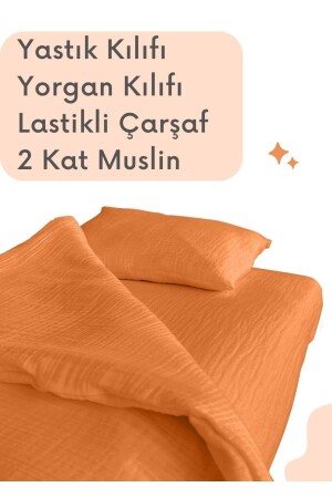 Bürümcük Muslin Baby Bedding Set Organic Baby Sleeping Set Crib Duvet Cover Cotton Baby Duvet Cover Set jmk162 - Joyous Mom Kids