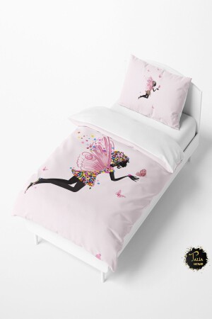 Butterfly Girl Patterned Baby and Kids Bedding Set TLAN-062 - Talia Home