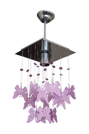 Butterfly Pink Children's Room Chandelier DL680 - D-light