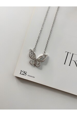 Butterfly Steel Stainless Necklace - Aksesuar