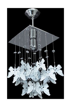 Butterfly White Children's Room Chandelier DL683 - D-light