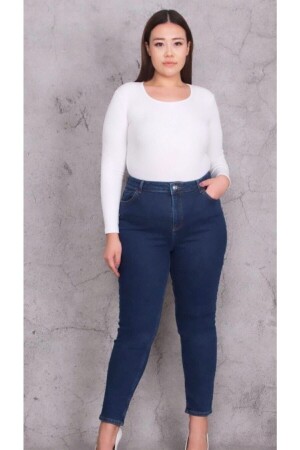 Büyük Beden Battal Jeans Koyu Mavi S.o.l.m.a.z (TOPARLAYICI)beden Tablomuz Mevcut - Trendnaturel