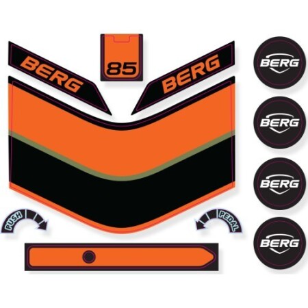 Buzzy 2-in-1 - Sticker set Retro Green - BERG