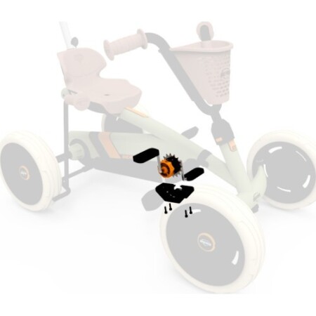 Buzzy 2'si 1 arada - Pedallar dahil krank mili, Retro Yeşil - BERG