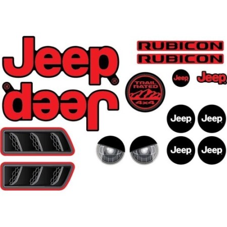 Buzzy - Aufkleber-Set Rubicon - BERG