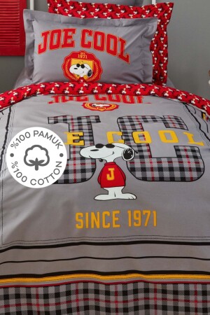 By Karaca Home Snoopy Beach Life Single 100% Cotton Duvet Cover Set 203. 01. 01. 0001 - PEANUTS