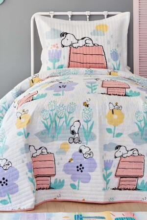 By Karaca Home Snoopy Flower Bedspread Set 203. 01. 01. 0035 - PEANUTS