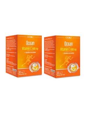 فيتامين C 30 كيسات X2 قطع kzmo4088 - Ocean