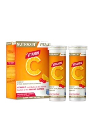 فيتامين (C) من المزروع - فيتامين (C) تخزين 28 قرصا - Nutraxin