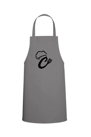 C Specially Printed Chef Kitchen Gray TTMO0499 - Tasarım Trend