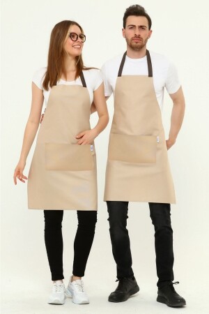 Café-, Barista-, Friseur-, Barkeeper-, Floristen-, Küchenschürzen, schmutzabweisend, Beige SYH001B - Monki Haus