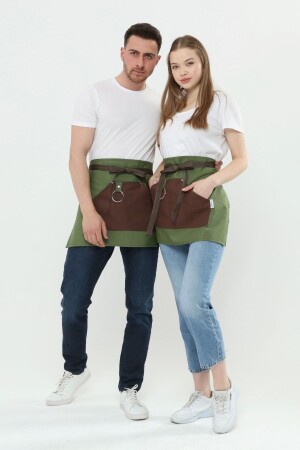 Cafe- Barista- Hairdresser- Bartender- Florist- Kitchen Aprons- Stain Resistant- Men Women - Half Apron - Monki Haus