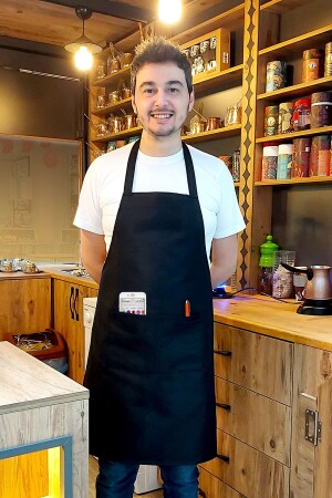 Cafe - Barista - Hairdresser - Kitchen - Chef - Painter and Florist Aprons Stain-Proof Black Apron - Monki Haus