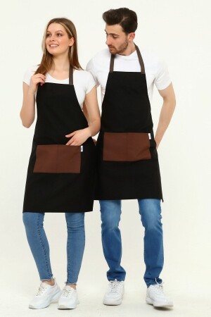 Cafe, Barista, Hairdresser, Kitchen, Chef, Painter and Florist Aprons Stain-Proof Black Apron SYH001B - Monki Haus