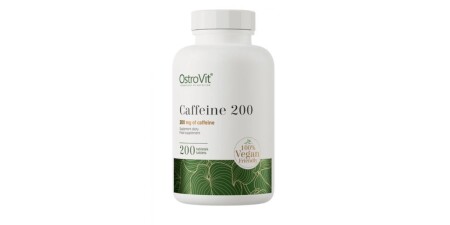 Caffeine 200, 200mg - 200 tablets - OstroVit