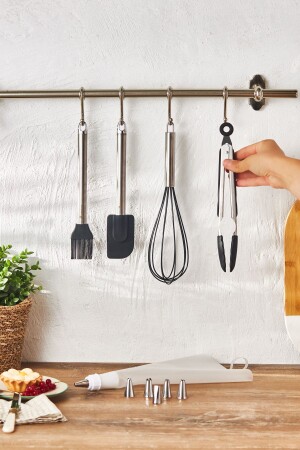 Cake 10 Piece Cake Serving Utensil Black - Karaca