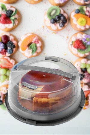 Cake Cake Pastry Muffin Pyrex Carrying and Storage Container - With Locking Lid - Platinum Special Series SWTCAKE01 - Sweet Ela