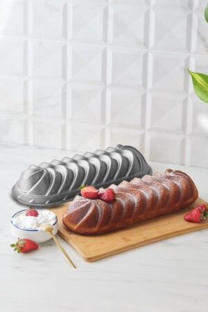 Cake Pro Vera Cast Iron Cake Mold Anthracite 35 cm - Karaca