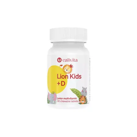 CaliVita Lion Kids +D (90 Chewables) - CaliVita